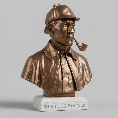 Sherlock holmes bust london - holmes,