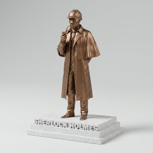 Sherlock holmes statue - sherlock,